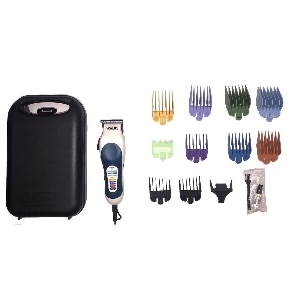 WAHL Precision Adjustable Clipper Trimmer Model MC3 Color Coded and Accessories